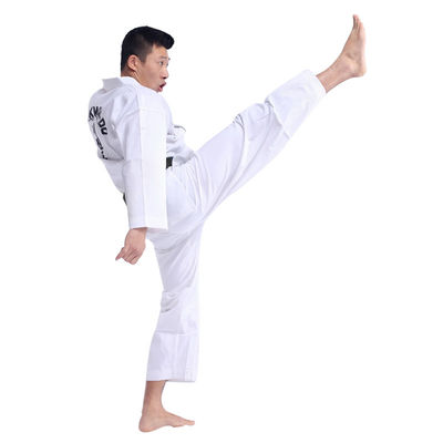 Customizable 100 Cotton Taekwondo Uniform Antibacteria Taekwondo Clothes