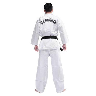 WTF Striped Taekwondo Outfit Preshrunk Fabric Taekwondo Apparel