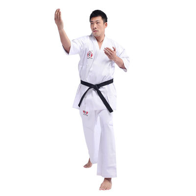 Thin Breathable Karate Kyokushin Kimono Preshrunk White Karate Uniform