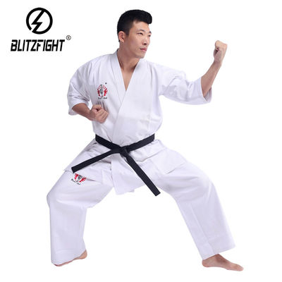 National Wkf Approved Karate Gi Canvas Karate Suit For Martial Arts Training