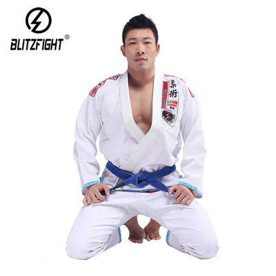 450gsm White Jiu Jitsu Gi Brazilian Fight Gear Jiu Jitsu Uniform