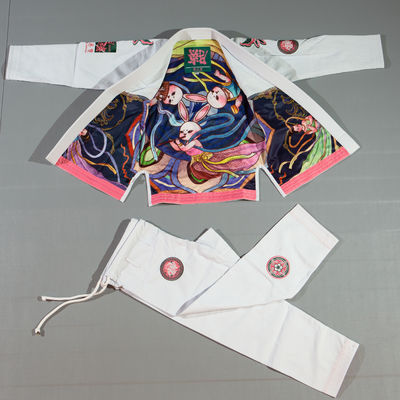 Printed Brazilian Jiu Jitsu Uniform Kimono BJJ GI 100% Cotton Material