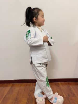 Kids Jiu Jitsu Kimono 100 Preshrunk Cotton Bjj Gi Y1-Y6 Size