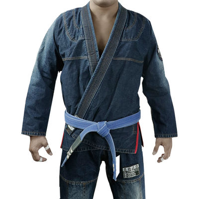 Olive Green Jiu Jitsu Kimono 350G Denim Jiu Jitsu Uniform For Adults