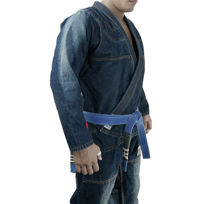 Olive Green Jiu Jitsu Kimono 350G Denim Jiu Jitsu Uniform For Adults