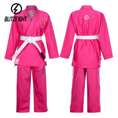 Rose Brazilian Jiu Jitsu Uniform Preshrunk Women'S Bjj Gi F1-F4 Size