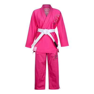 Rose Brazilian Jiu Jitsu Uniform Preshrunk Women'S Bjj Gi F1-F4 Size
