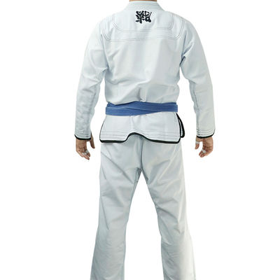 A2 Jiu Jitsu Kimono White 420Gsm Pearl Weave Jiu Jitsu Apparel