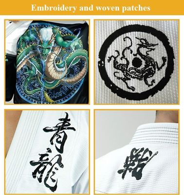 Unisex Jiu Jitsu Suit BJJ GI Uniform 550 Gsm 450 Gsm Sportswear