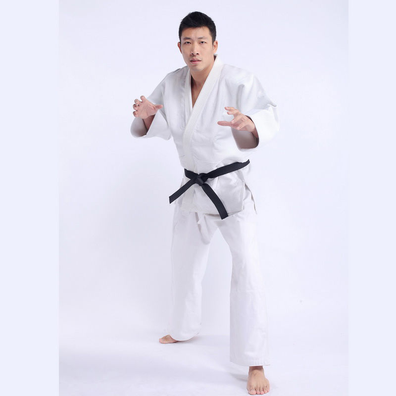 Unbleached Judo Gi Embroidery Logo Judo Uniform 100% Preshrunk