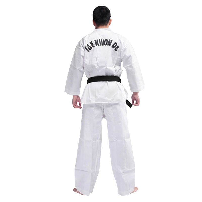 WTF Striped Taekwondo Outfit Preshrunk Fabric Taekwondo Apparel