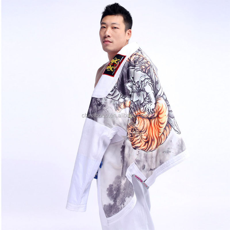 Sublimation Brazilian Jiu Jitsu Uniform Bamboo Jujitsu Kimono For Training