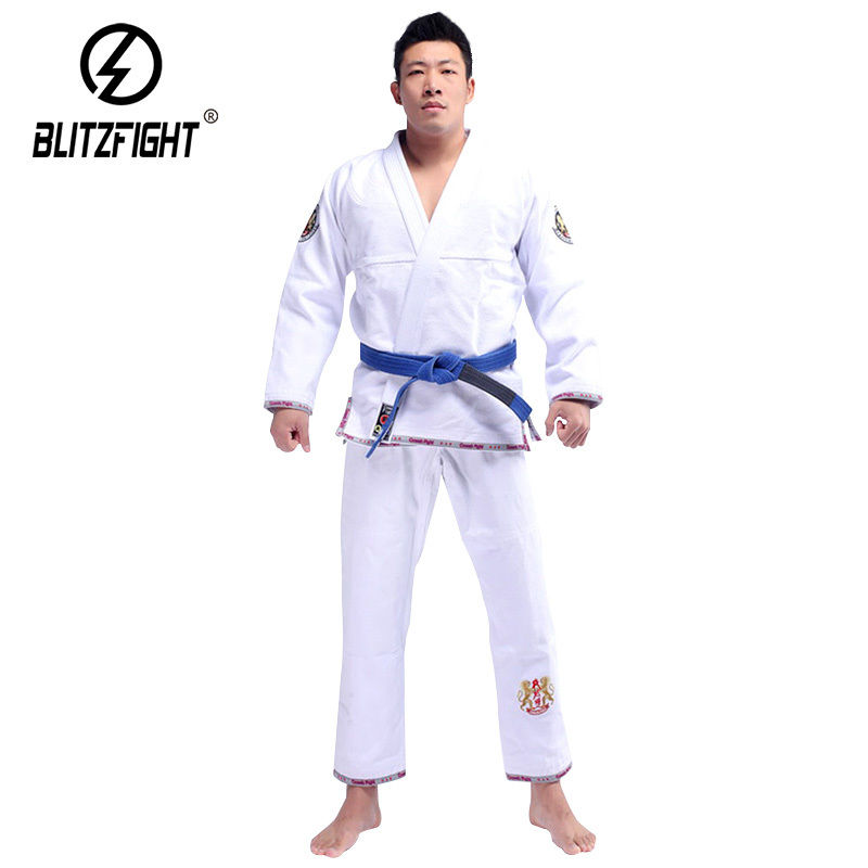 450gsm White Jiu Jitsu Gi Brazilian Fight Gear Jiu Jitsu Uniform