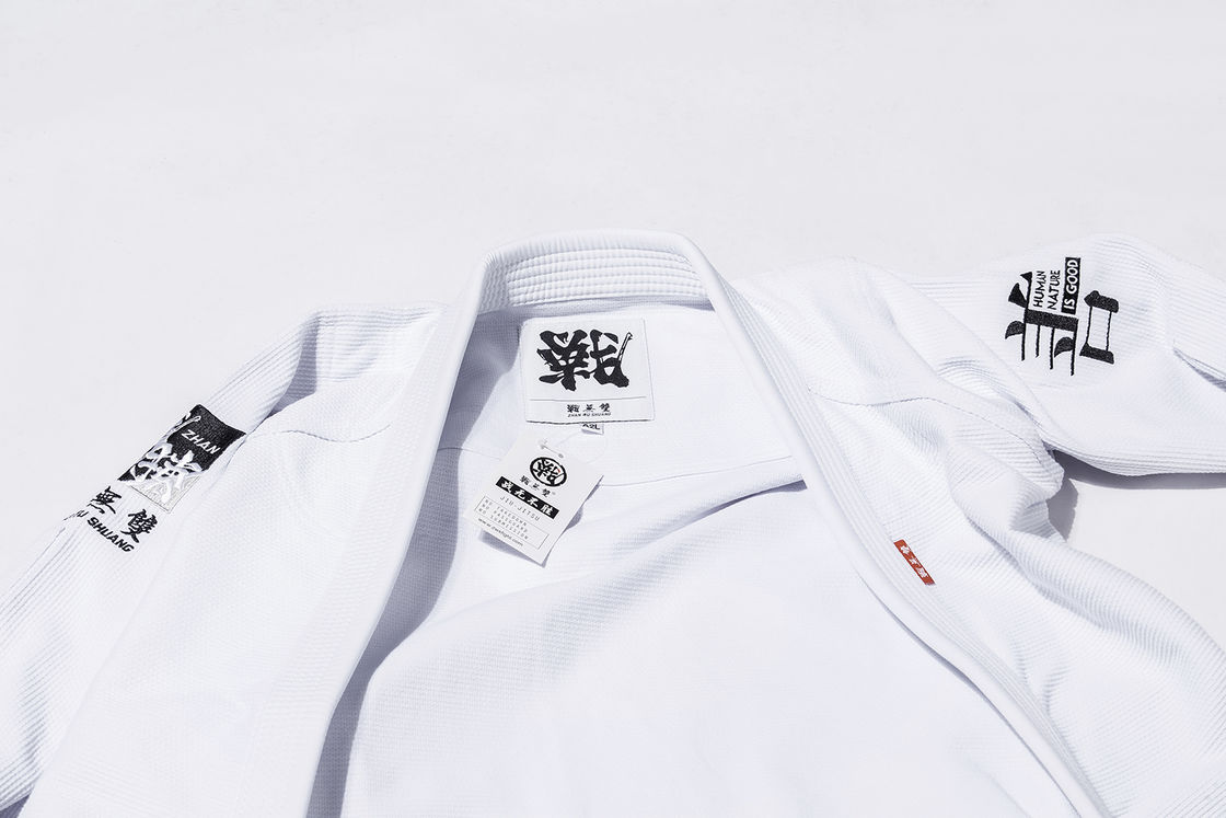 500gsm Brazilian Jiu Jitsu Uniform White GI Uniform For Jiu Jitsu
