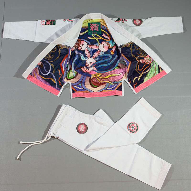 Printed Brazilian Jiu Jitsu Uniform Kimono BJJ GI 100% Cotton Material
