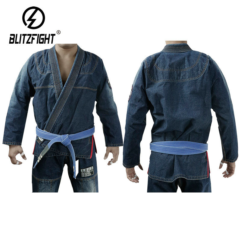 Olive Green Jiu Jitsu Kimono 350G Denim Jiu Jitsu Uniform For Adults