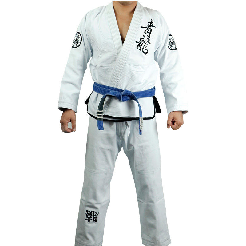 A2 Jiu Jitsu Kimono White 420Gsm Pearl Weave Jiu Jitsu Apparel