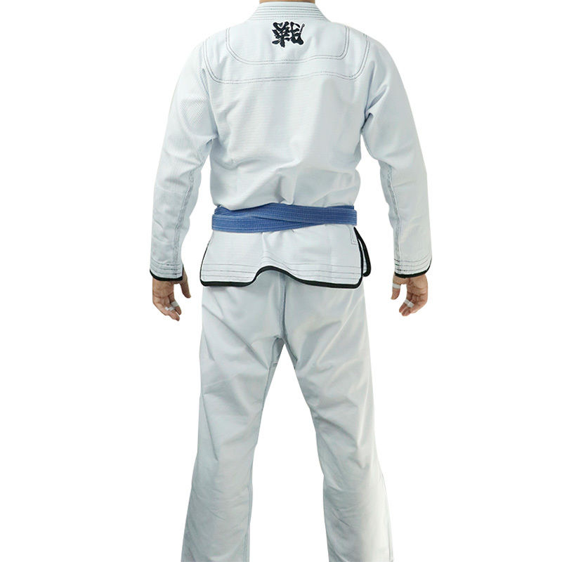 A2 Jiu Jitsu Kimono White 420Gsm Pearl Weave Jiu Jitsu Apparel