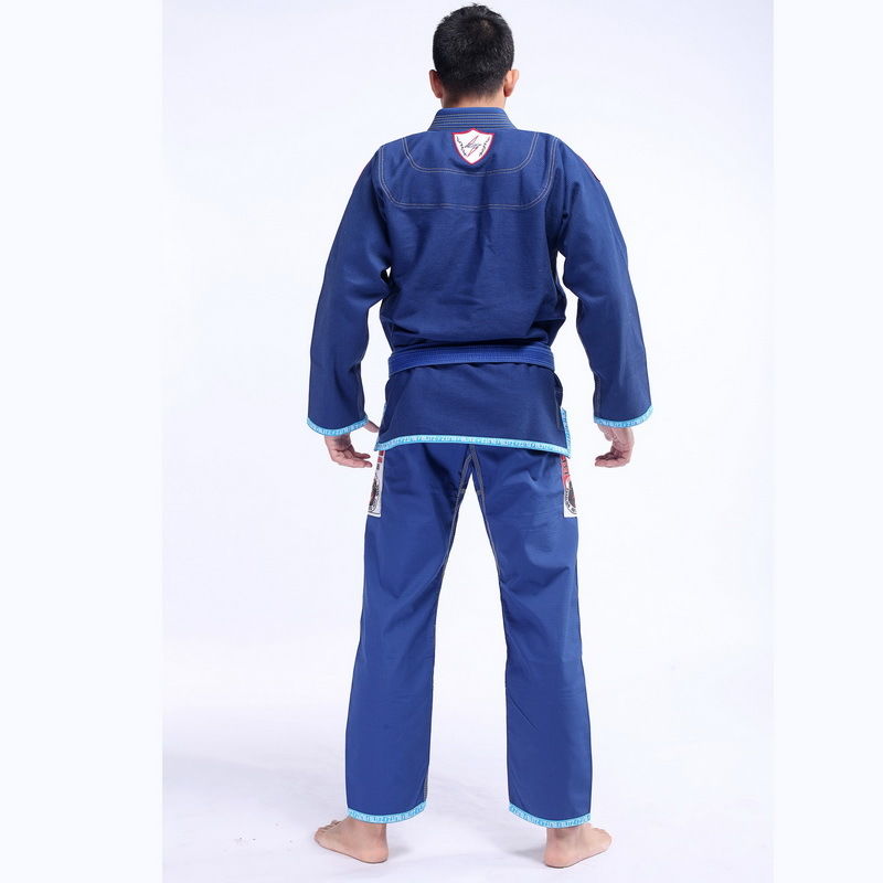 550gsm Bamboo Bjj Gi Blue Bjj Mens Gi Uniform Customized Design
