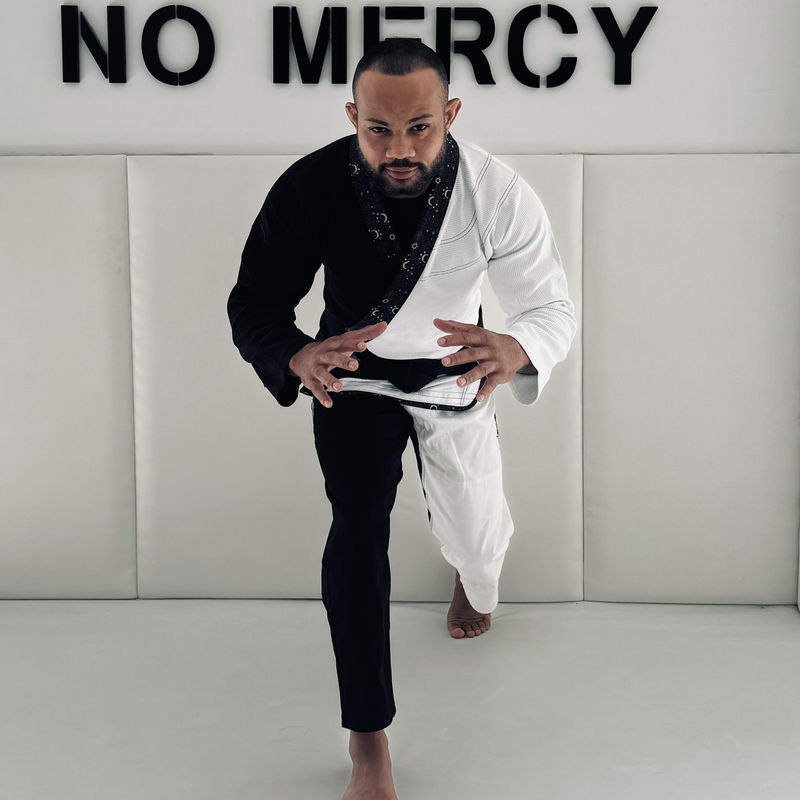 Black And White 420gsm BJJ GI Jiu Jitsu Suit OEM Jiu Jitsu Uniform