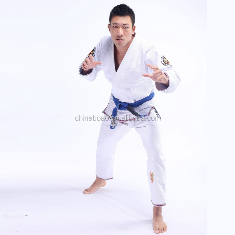 A0-A5 Brazilian Jiu Jitsu Uniform Custom Jiu Jitsu Kimonos Pearl Weave Fabric