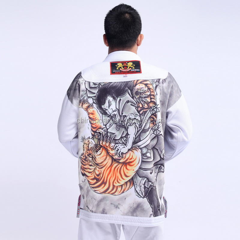 A0-A5 Brazilian Jiu Jitsu Uniform Custom Jiu Jitsu Kimonos Pearl Weave Fabric