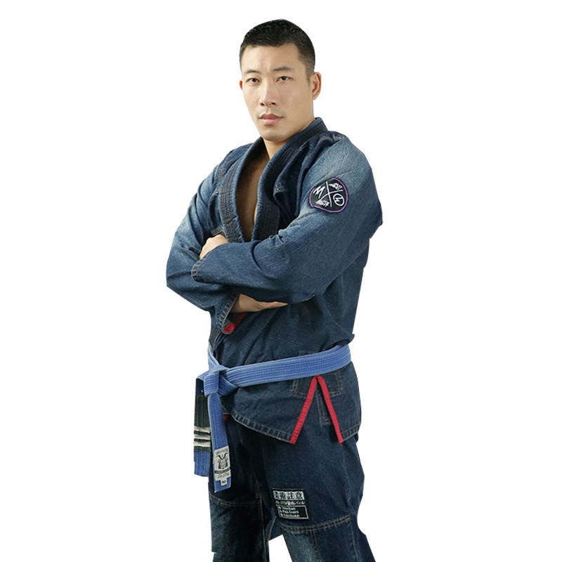 Olive Green Jiu Jitsu Kimono 350G Denim Jiu Jitsu Uniform For Adults