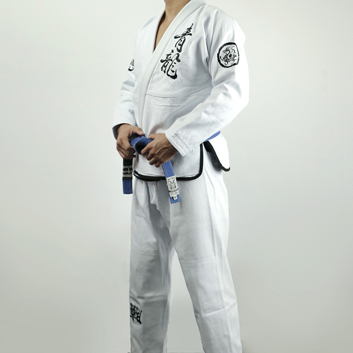 450gsm White Jiu Jitsu Gi Brazilian Fight Gear Jiu Jitsu Uniform