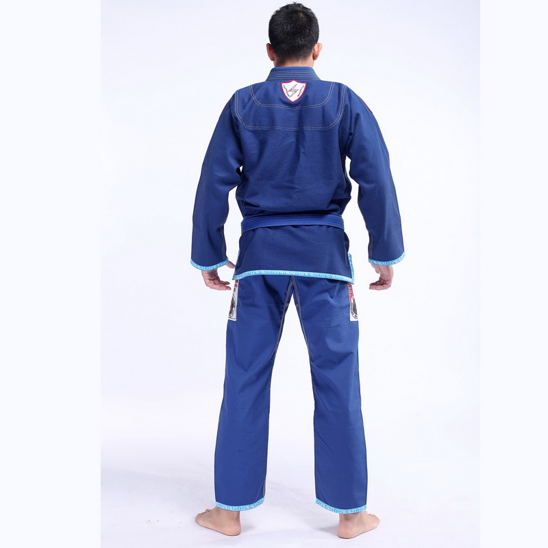 550gsm Bamboo Bjj Gi Blue Bjj Mens Gi Uniform Customized Design